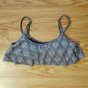 Empyre Black/White Print Bikini Top